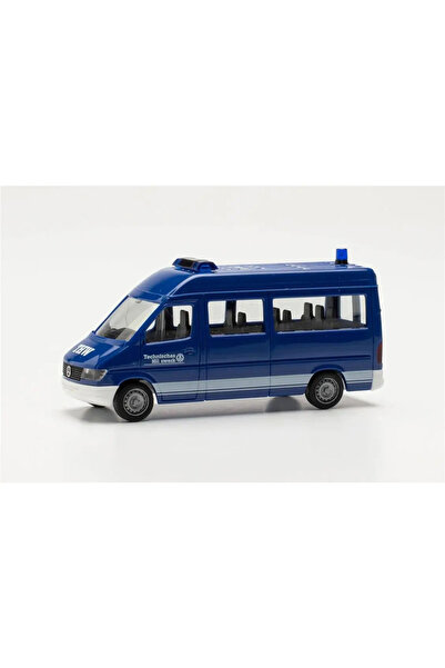 Herpa 1/87 Mercedes-Benz Sprinter 1996 Minibüs HD (THW) Küçük Araba Modeli, 0...