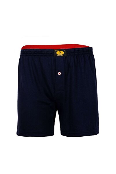KAİZEN 3-pack men's navy blue boxer shorts, 100% Cotton
