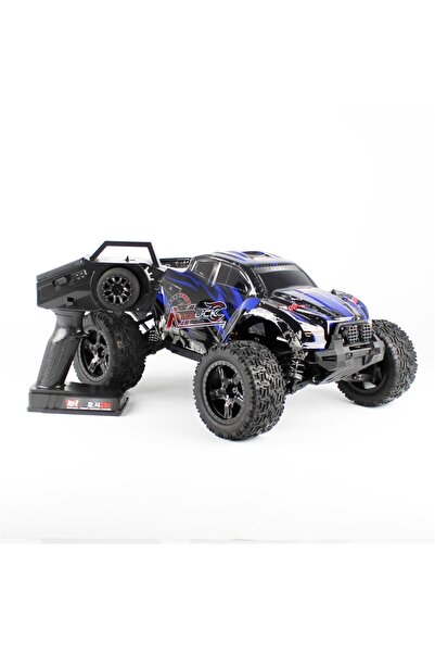 REMO 1/10 Mavi Fırçalı Motorlu Off Road Monster Truck RC Araba, 1031