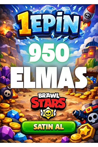 1epin Brawl Stars 950 Elmas Supercell TR