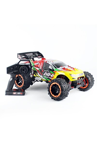 REMO 1/8 Kırmızı Fırçasız Motor Off Road Truggy Truck RC Araba, 8066