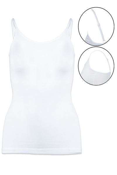 KAİZEN Women's white tank top (modal)
