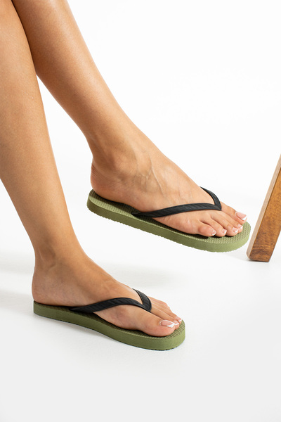 MÜJERİL'S Women's Comfortable Basic Flip Flops Beach Slippers Pool Slippers