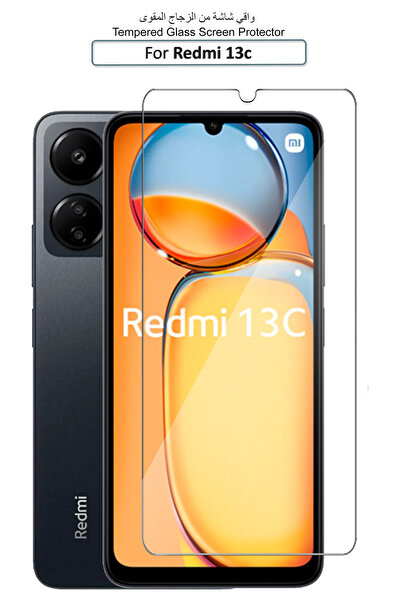 Generic Redmi 13c - Tempered Glass Screen Protector