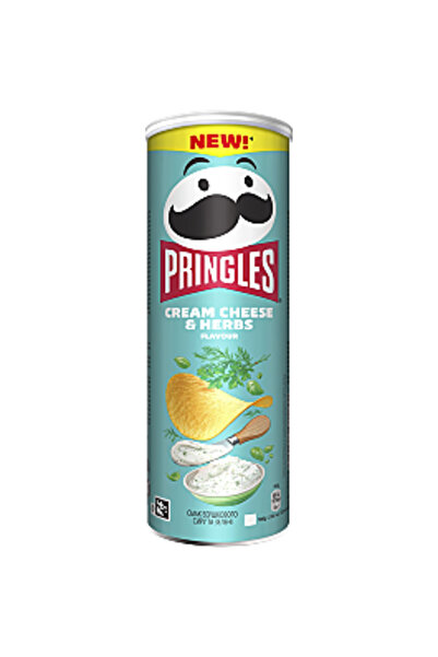 Pringles Chipsuri cu cremă intensă de brânză și ierburi, 165g