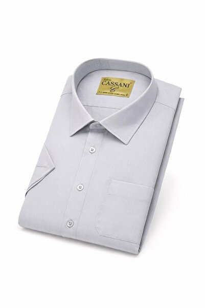FABİO CASSANİ Short Sleeve Classic Men's Dacron Shirt 7549