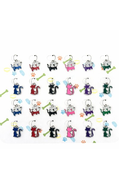 Nunbell Kedi İsimlik Yuvarlak 1 TANE