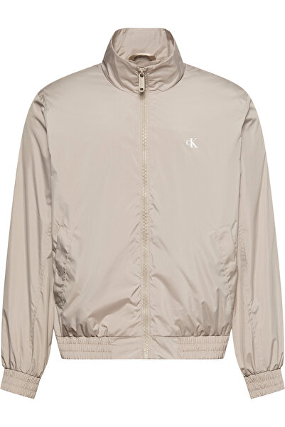 Calvin Klein Ls Unfilled Nylon Harrington Vintage Khaki Men's Jacket