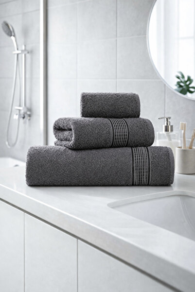 Cottonest Πολυτελές Σετ Πετσετών 3 τεμαχίων – Μαλακές, Υψηλής Απορροφητικότητ...