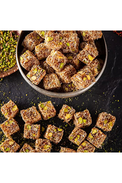 Pirsefa لوكوم كادايفلي المحمص مرتين مع الفستق الحلبي 400 جرام علبة