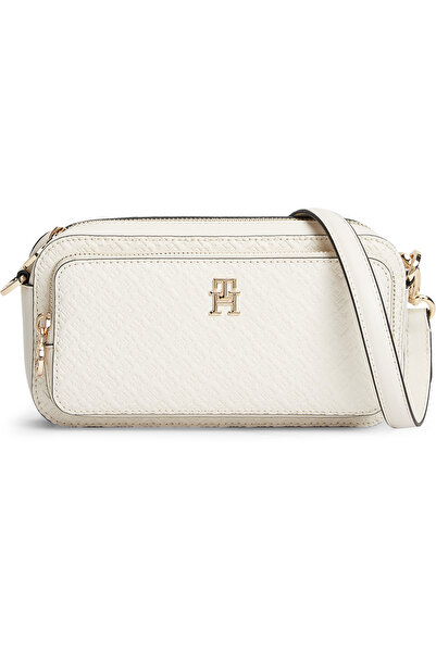 Tommy Hilfiger Th Women's Daily Camera Bag Mono Beige Bag