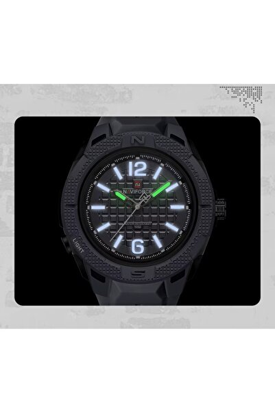 Naviforce Işıklı İndeks Füme Renk Japon Mekanizma Darbeye Dayanıklı Abs Kasa ...