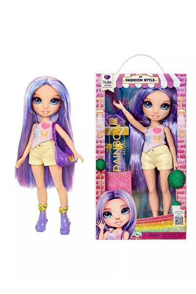 Rainbow High Violet Willow My Fashion Style 28 cm Moda Bebek Uzun Saçlı 4+