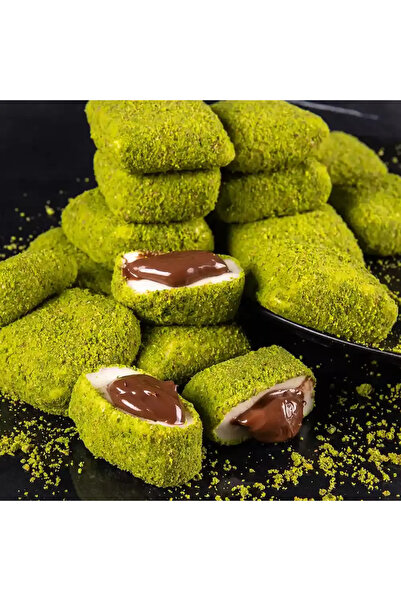 Pirsefa علبة حلويات لوكوم بالفستق والشوكولاتة 900 جرام