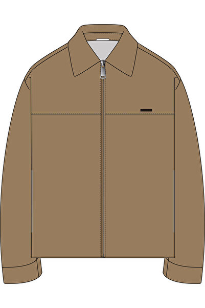 Calvin Klein Ls Cotton Twill Quilted Workwear Jacket