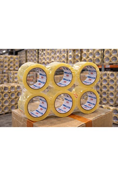 Ambalaj Evi Διαφανής Ταινία Συσκευασίας 45x100 – Ισχυρή Αυτοκόλλητη Ταινία Συ...