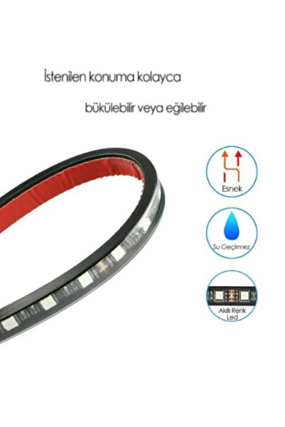 ASDESİA Oto Motto 9 ledli Ayak Altı Led Lamba Sese Duyarlı Led Müziğe Duyarlı Led Çakmaklık Girişli