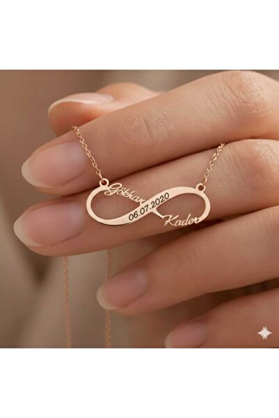 Shiny Jewellery Offical 925 Ayar Gümüş Sonsuzluk Aile , Sevgili Kolye Kişiye ...