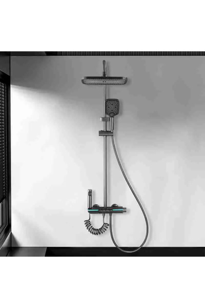 INEO SMART HOME Set de duș multifunctional tip ploaie cu afișare digitala, si...