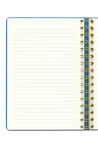 Meli Melek Melimelek Striped Notebook Blue (Cloth Cover) - Ceyda Düvenci
