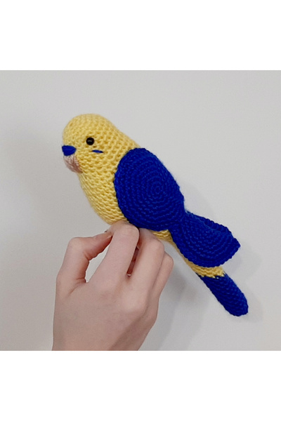 nildamigurumi Amigurumi Örgü Oyuncak Muhabbet Kuşu Fenerbahçeliyim