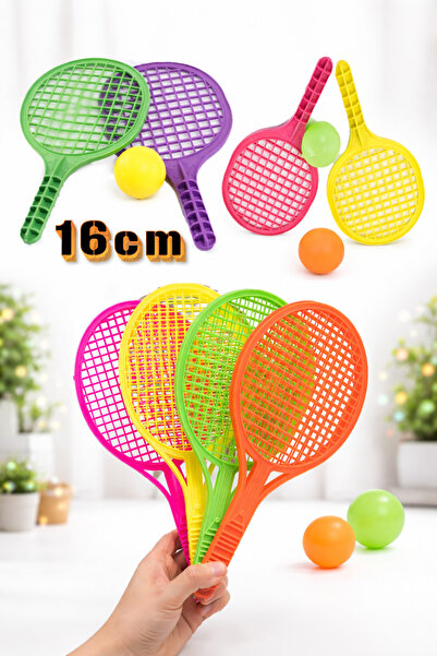 KAR TANESİ 24 Takım Oyuncak Plastik Raket Öğrenciye Hediye Karne Hediyesi Doğ...