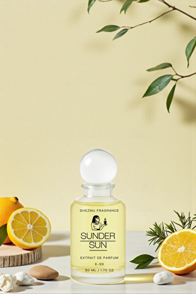 Shezmu Fragrance Sunder Sun Erkek Extrait de Parfum - Bergamot, Kakule ve San...