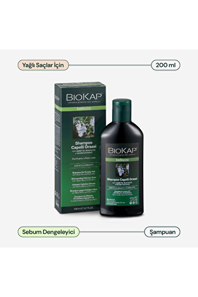 BioKap Yağlı Saçlar Için Şampuan 200ml
