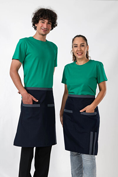 ETİFA Pergamon Model Yarım Önlük Lacivert Antrasit