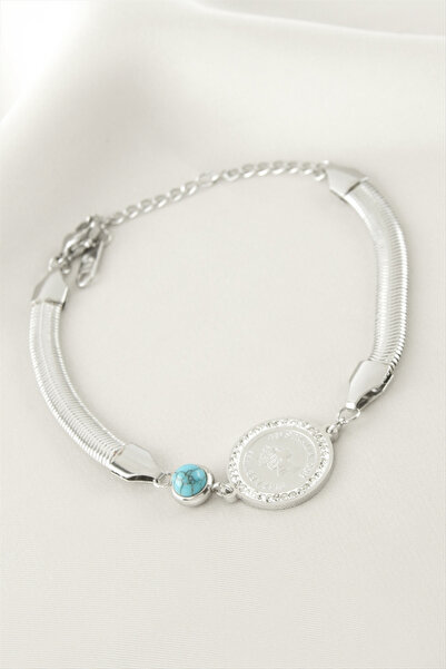 Bijuteri Net Italian Chain Steel Bracelet