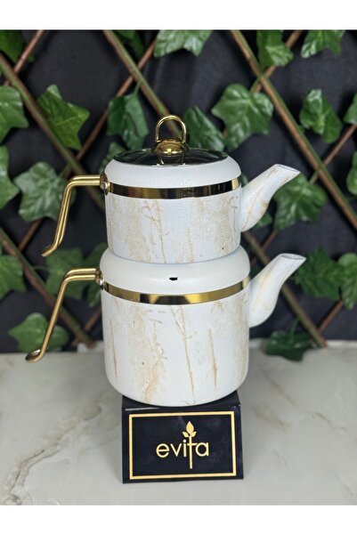 Evita My Golden Family Serisi Bio Granit Çaydanlık