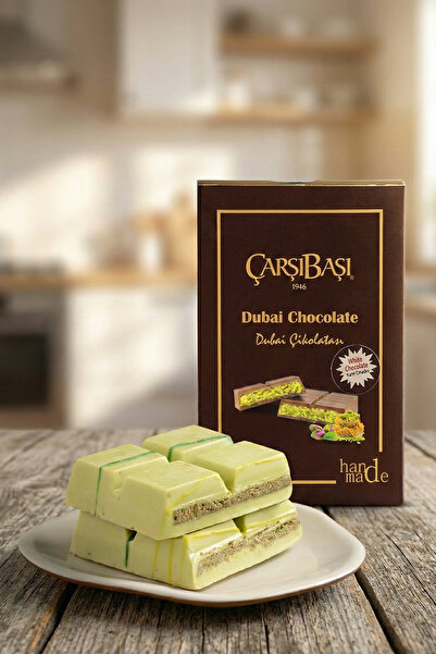 çarşıbaşı Beyaz Çikolatalı Dubai Çikolatası 195 Gram