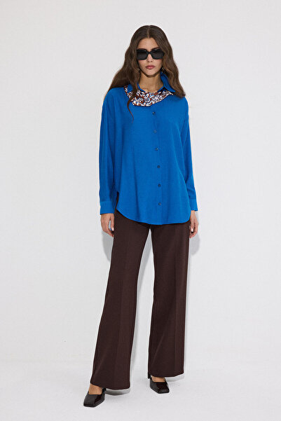 Touché Privé Oversize Shirt with Natural Texture