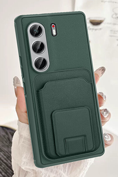 Nezih Case Tecno Camon 40 Pro Compatible Leather-Look Stylish Soft Case with ...