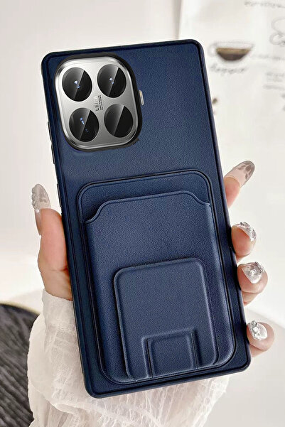 Nezih Case Redmi 15t Pro Compatible Leather-Look Stylish Soft Case with Card ...