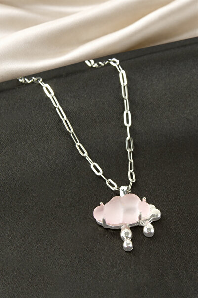 Bijuteri Net Cloud Steel Necklace