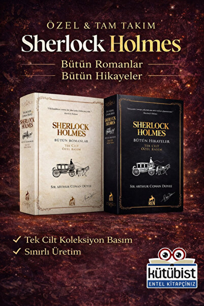 Ren Kitap Sherlock Holmes Bütün Hikayeler ve Bütün Romanlar / Ciltli / / Sir ...