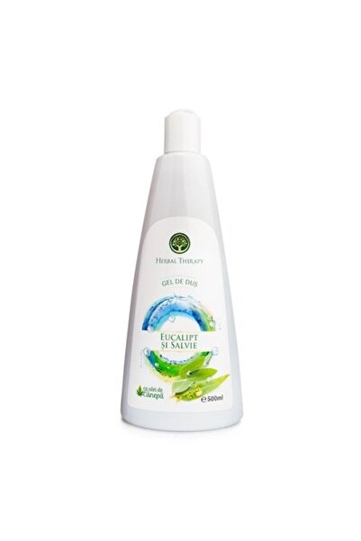 Herbal Therapy Gel de duș cu eucalipt, salvie și ulei de cânepă, 500 ml,