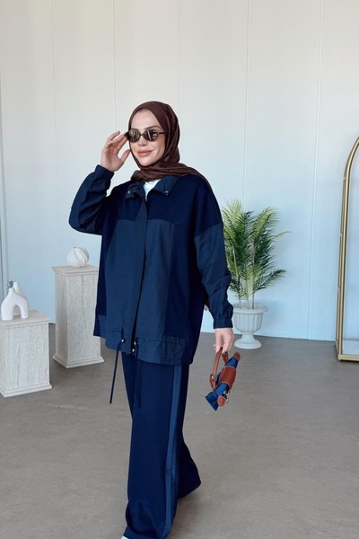 Kübra Aydıns Paraşüt İkili Takım-Lacivert