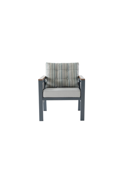 Tu Tienda ALÜMİNYUM ALAÇATI 3+1+1+MASA(70*120)+2PUF BAHÇE BALKON MUTFAK TAKIMI
