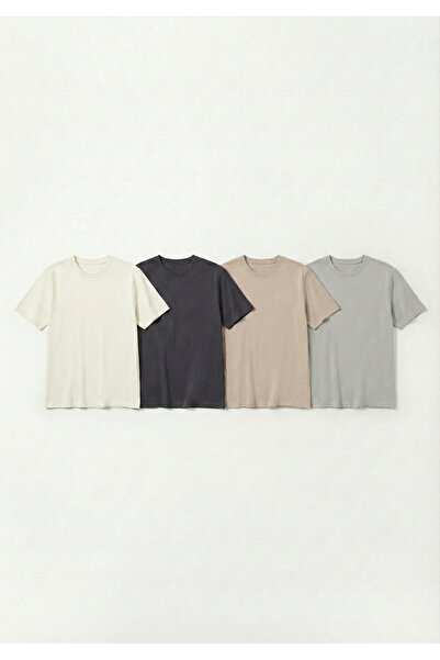 maternel 4-Pack Soft Textured Nursing T-Shirts
