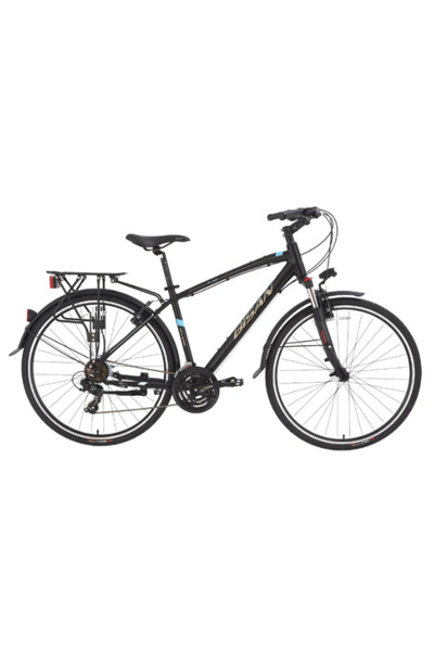Bisan TRX 8100 CİTY ŞEHİR BİSİKLETİ 46 CM V 700C 21 VİTES MAT SİYAH MAVİ
