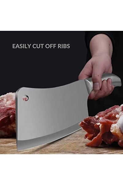 Feelings Stainless Steel Cleaver Knife – Heavy-Duty Meat & Vegetable Chopper ...