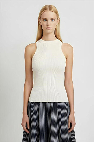 Perspective Beige Knitwear Blouse