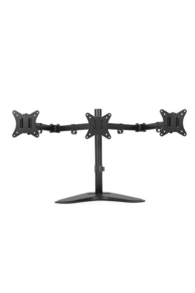 Vesamax حامل شاشة مثبت على الطاولة يدعم 3 شاشات مقاس 17-27 بوصة