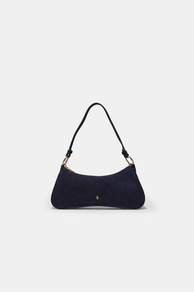 Stradivarius حقيبة عابرة للجسم على شكل قمر جلد 100%