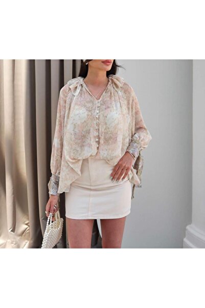 LUVYA Vintage Desen Tasarım Gömlek