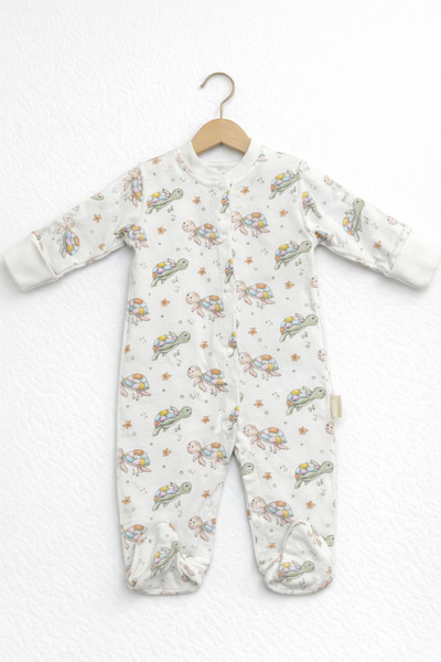 For My Baby Self-Gloved & Reverse Stitched Baby Romper