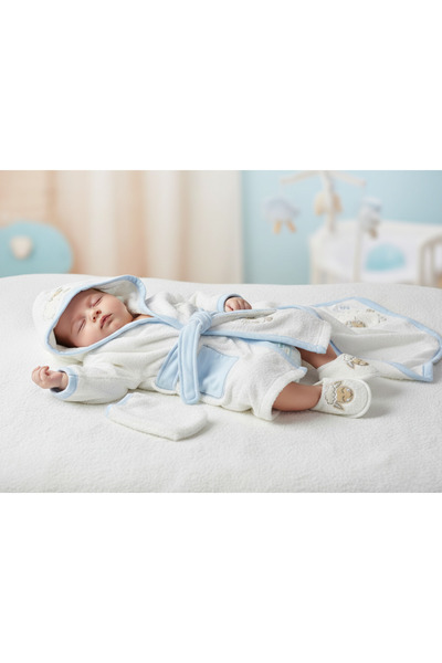 ZEYNUKO طقم بورنوز للأطفال مكون من 4 قطع