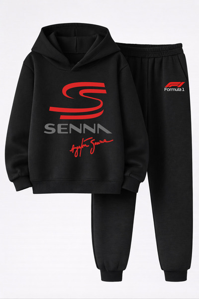 MAGORS Ayrton Senna Printed 3-Yarn Quality Sweatshirt and Trackpants F1 Kids'...